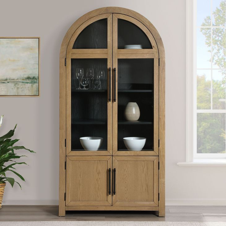 Magnolia Sand 4 Door Curio Cabinet