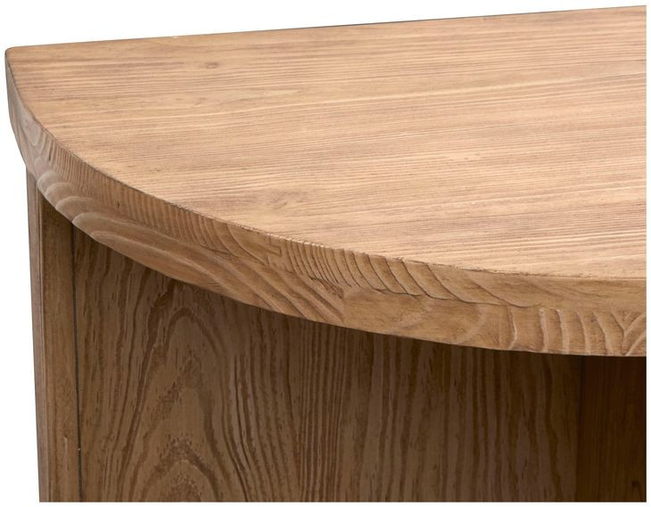 Silveroak Golden Oat and Beige Oval Lift Top Cocktail Table with 2 Upholstered Stools