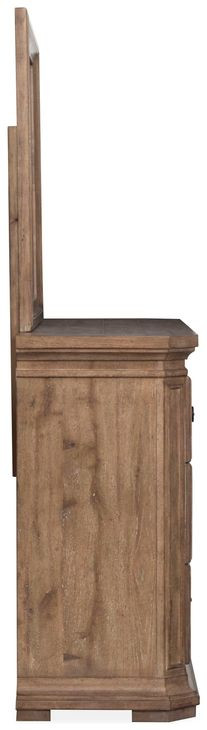 Adler Court Florentine Walnut Storage Panel Bedroom Set