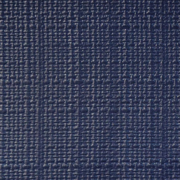 Bryce Navy 60" Round Glass Top Dining Table