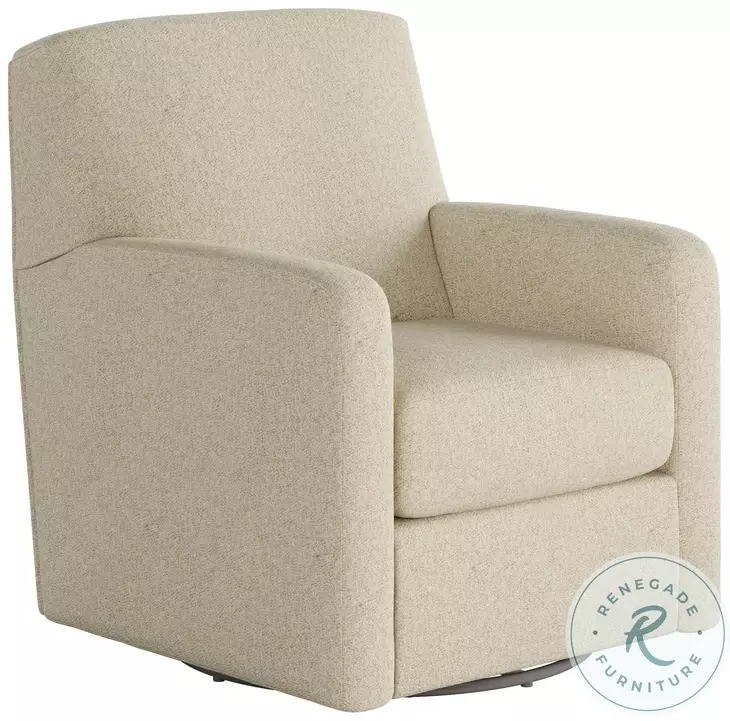 Flash Dance Journey Ivory Swivel Glider