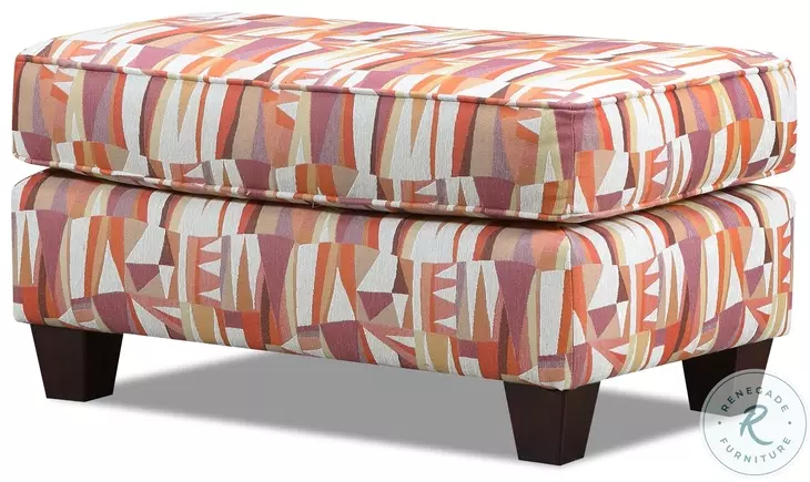 Spencer Cabaret Spumoni Wide Ottoman