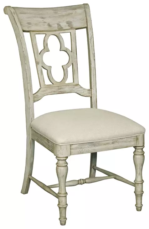 Homestead Pine Cornsilk Upholstered Side Chair Set of 2