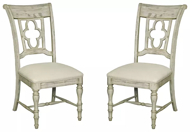 Weatherford Cornsilk Upholstered Side Chair Set of 2