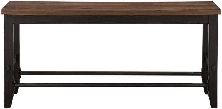 Bermuda Black 54" Counter Height Bench