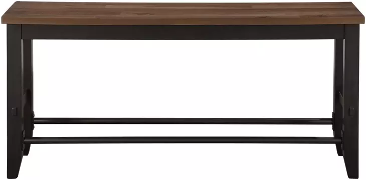 Bermuda Black 54" Counter Height Bench