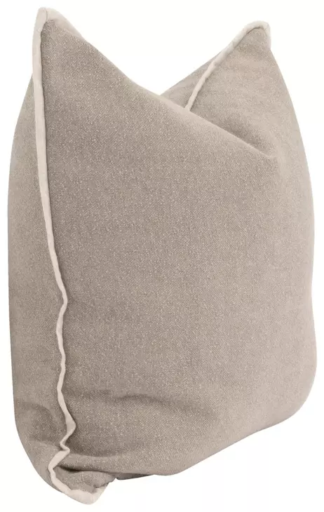 The Not So Basic Latte Performance Fabric 22" Essential Pillow Set of 2