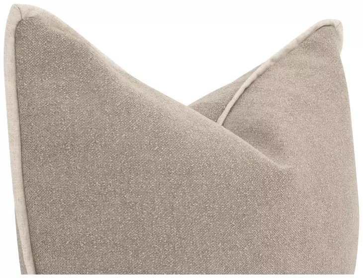 The Not So Basic Latte Performance Fabric 22" Essential Pillow Set of 2