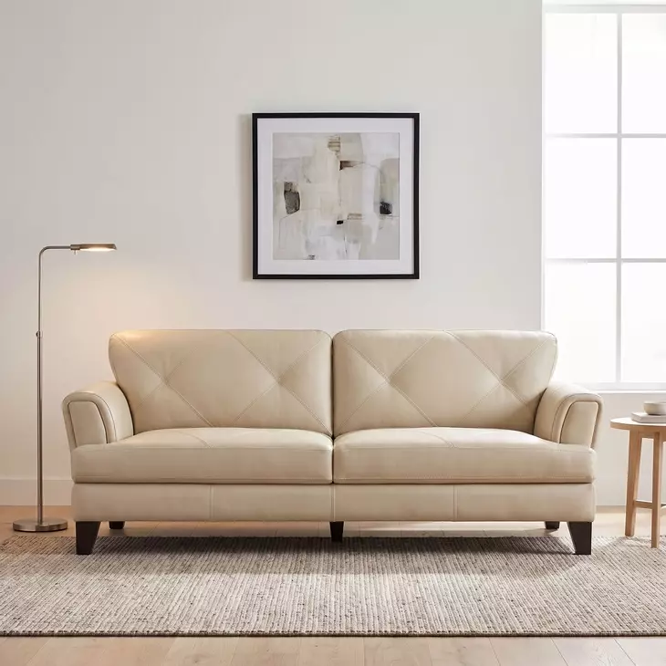 Thierry Cream 88" Sofa