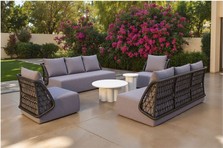 Palmier White Outdoor Coffee Table