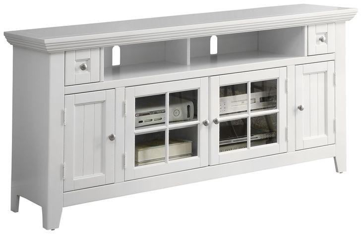 Tidewater Vintage White 62" TV Console