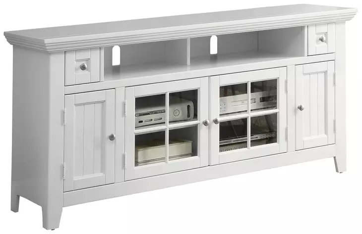 Tidewater Vintage White 62" TV Console