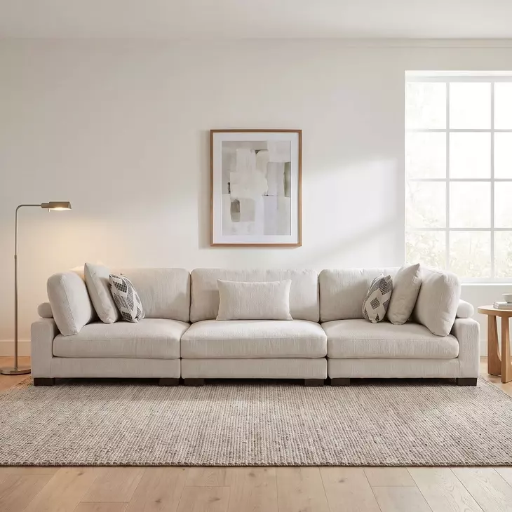 Tinley Beige 135" Sofa