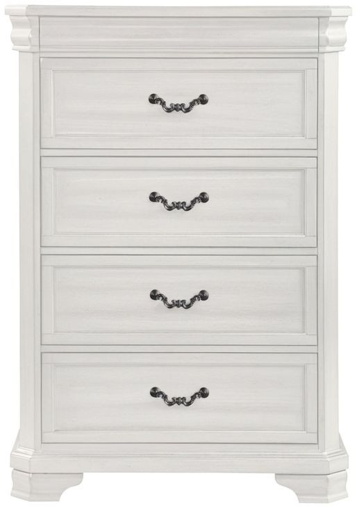 Lyndhurst Vintage White 5 Drawer Chest