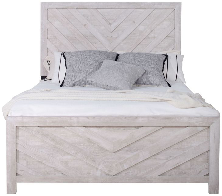 Biscayne Gray Full Panel Bed