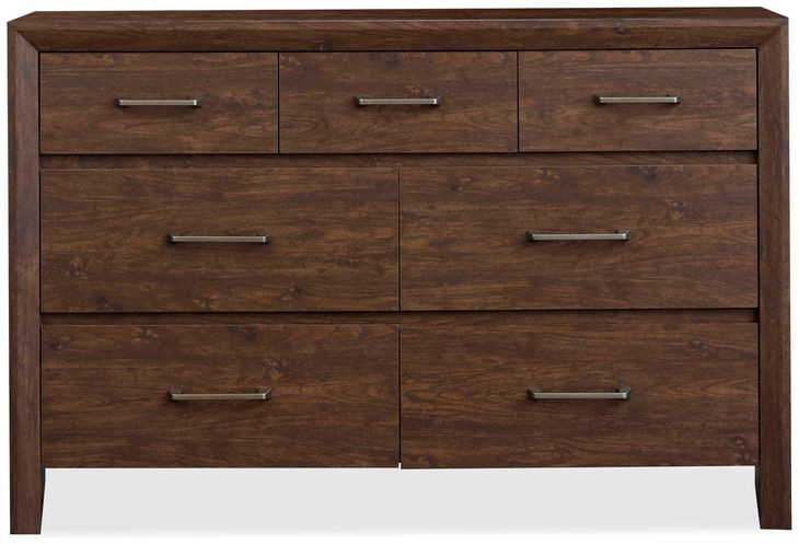 Llewellyn Columbian Walnut 7 Drawer Dresser