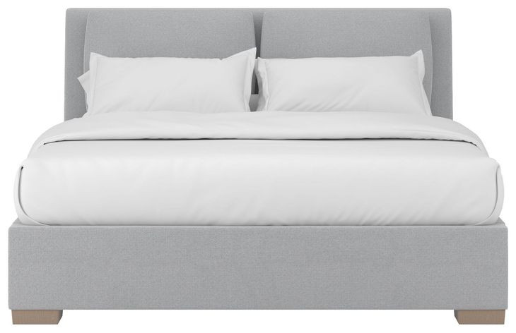 Grant Aluminum Performance Fabric Queen Upholstered Pillow Back Shelter Bed