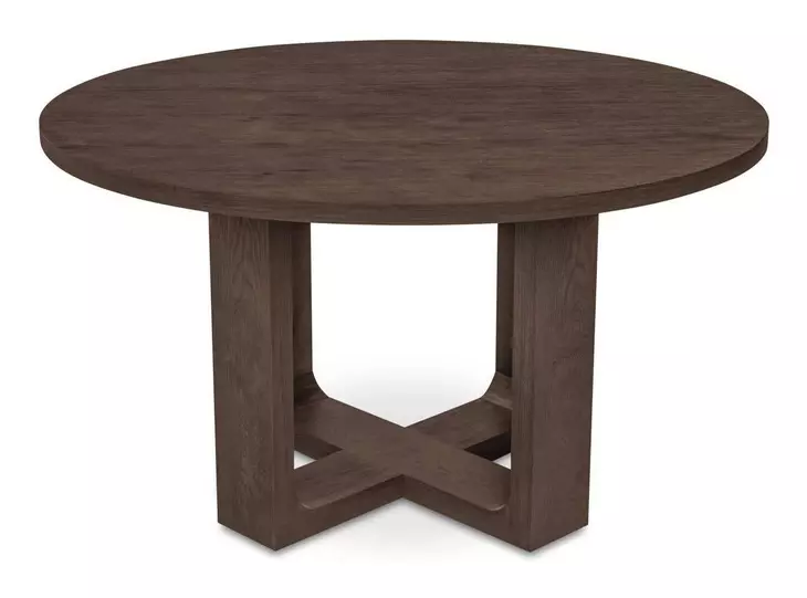 Hayes Rustic Brown Round Dining Room Set