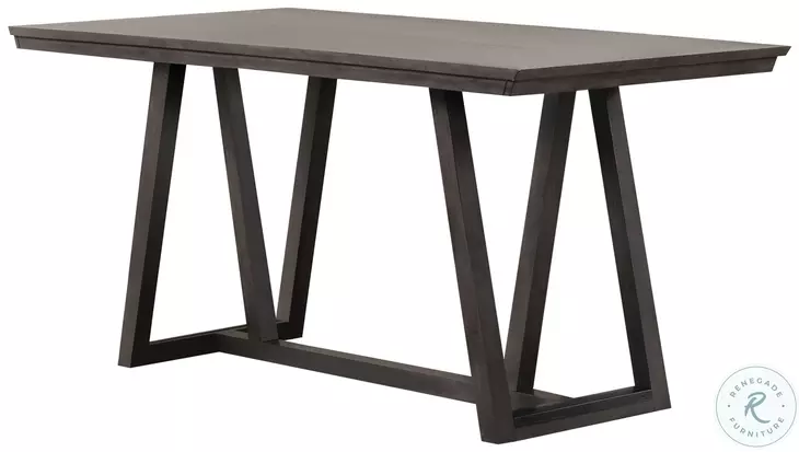 High Line Coffee Brown Counter Height Dining Table