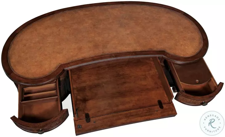 Charleston Maraschino Cherry Kidney Writing Desk