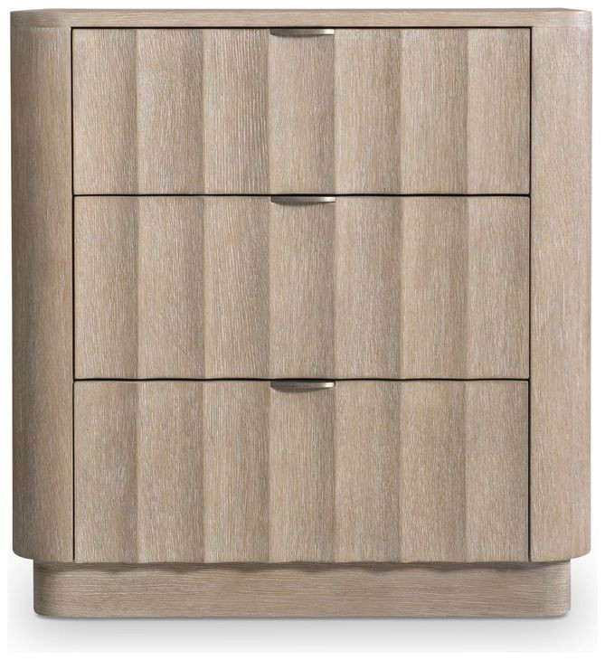 Loggia Aria 3 Drawer 21" Nightstand with USB Charging