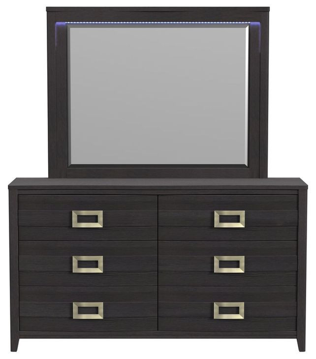 black 6 drawer dresser with mirror Blacktoft - 6-Drawer Dresser