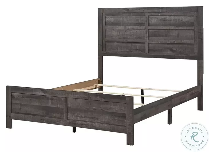 1457 Rustic Grey King Bed