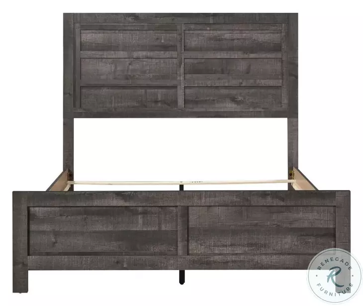 1457 Rustic Grey King Bed
