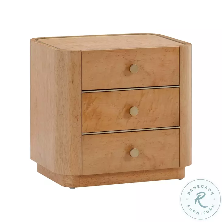 Abigail Natural Acacia Nightstand