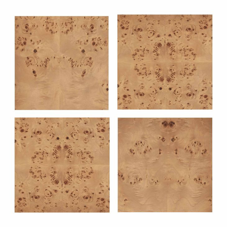 Brandyss Honey Burl 7 Drawer Dresser