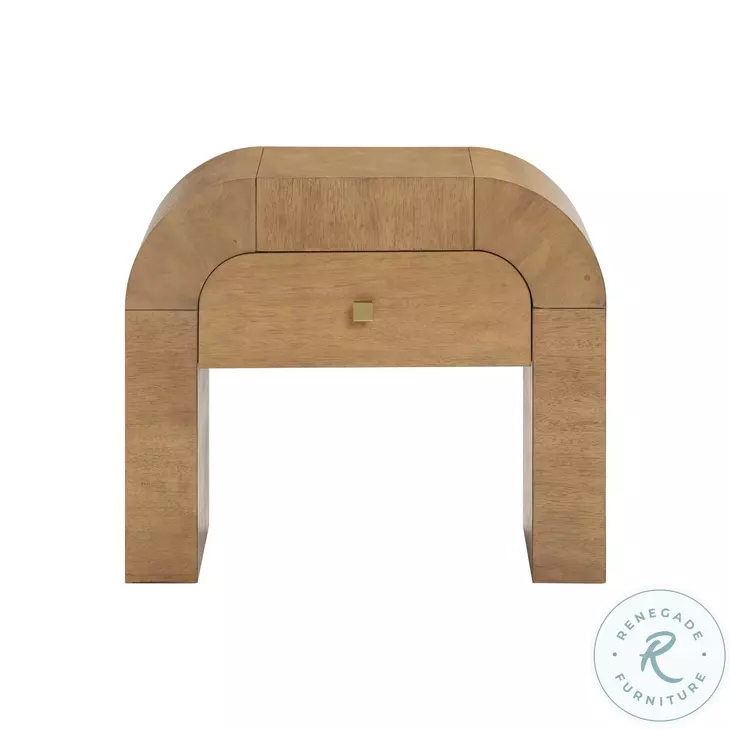 Hump Natural 1 Drawer Nightstand