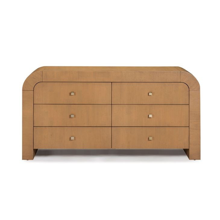 Hump Natural 6 Drawer Dresser