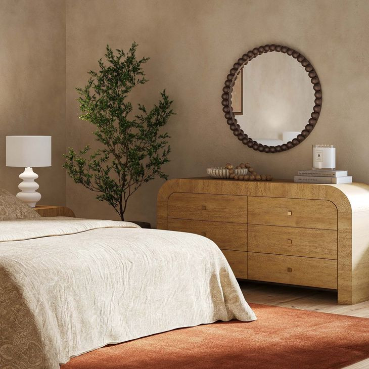 Hump Natural 6 Drawer Dresser