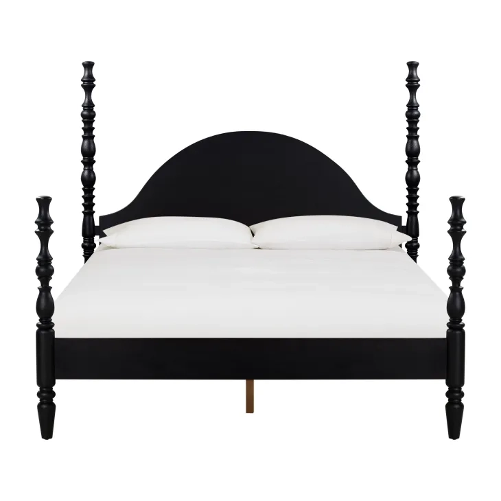 Rosalie Black King Poster Bed