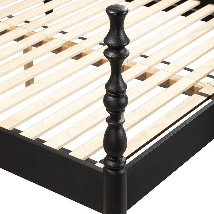 Rosalie Black King Poster Bed