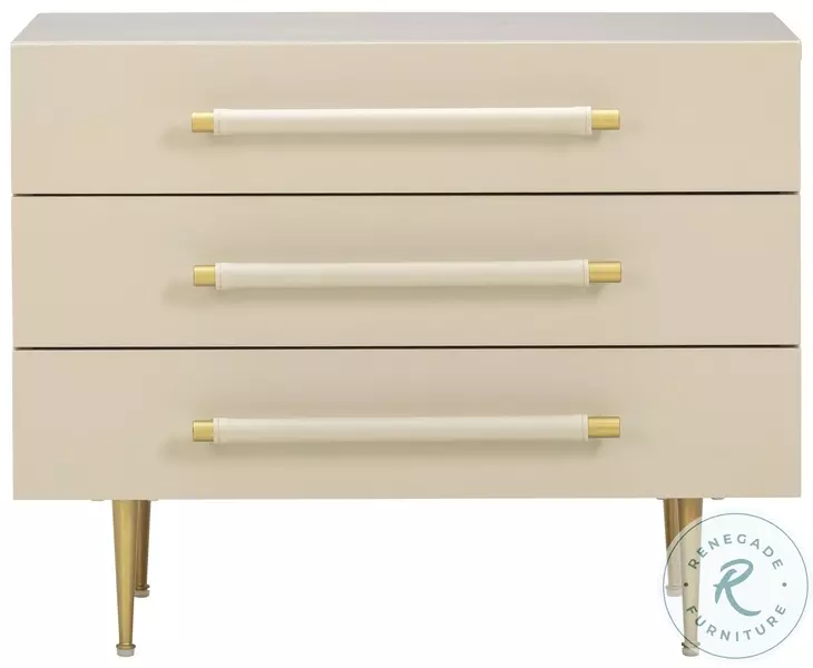 Trident Taupe Nightstand