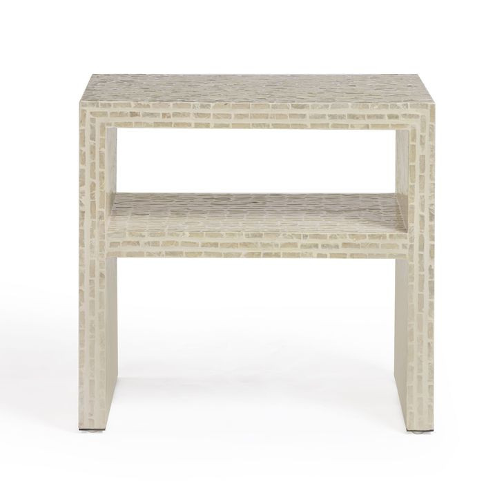 Derry Cream Open Nightstand