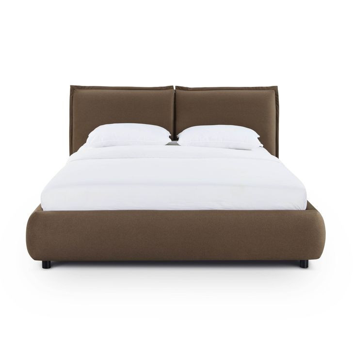 Mel Brown Queen Panel Bed