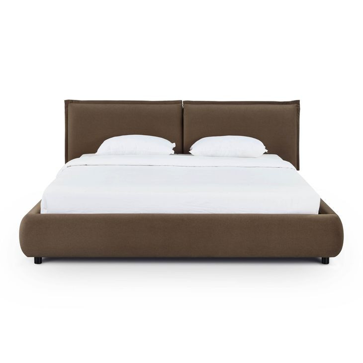 Mel Brown King Panel Bed