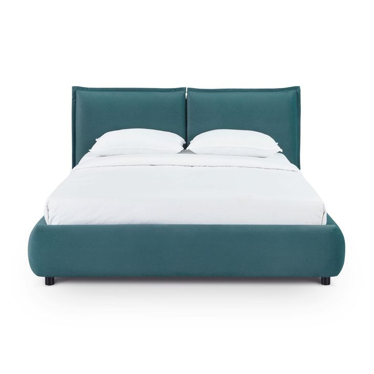 Mel Teal Queen Panel Bed