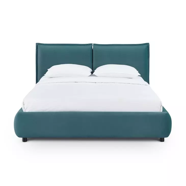 Mel Teal Queen Panel Bed