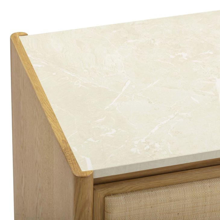 Paige Natural Oak 6 Drawer Dresser