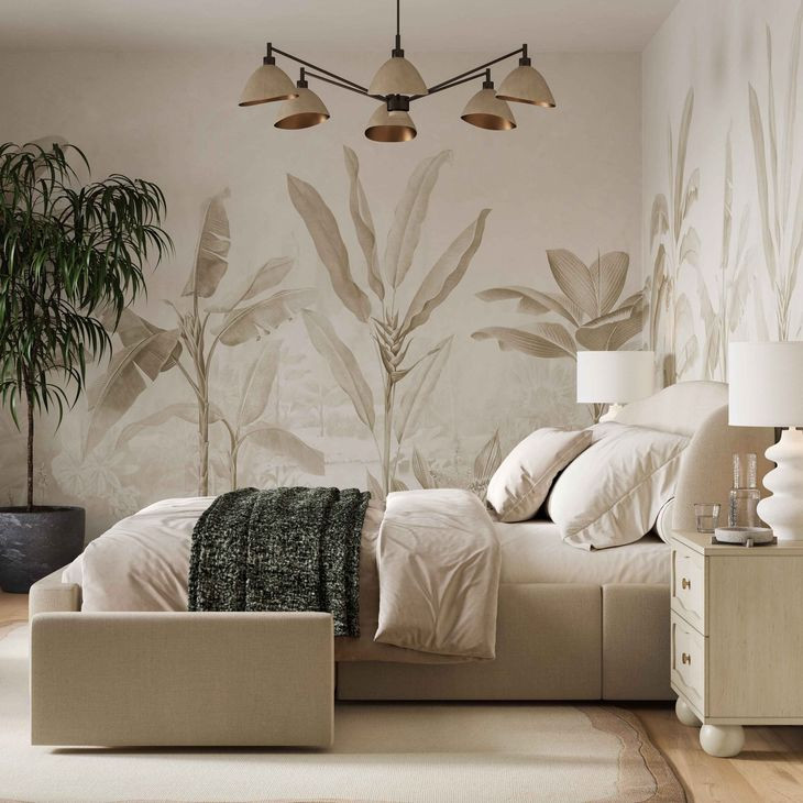 Corey Taupe Performance Fabric King Upholstered Storage Panel Bed