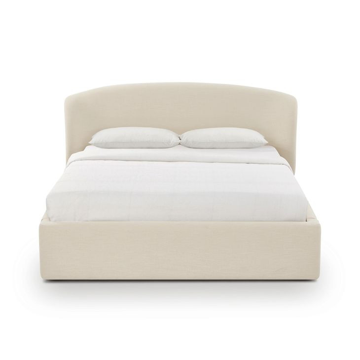 Corey Cream Performance Fabric Upholstered Storage Panel Bedroom Set