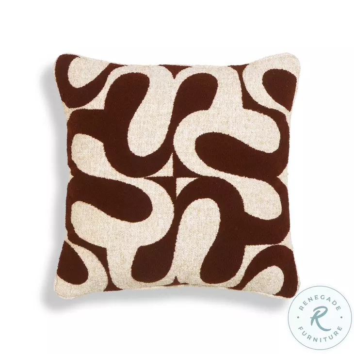 Bonney Chocolate Brown Boucle Accent Cushion