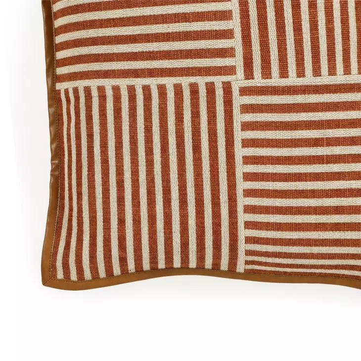 Kora Terracotta Throw Pillow