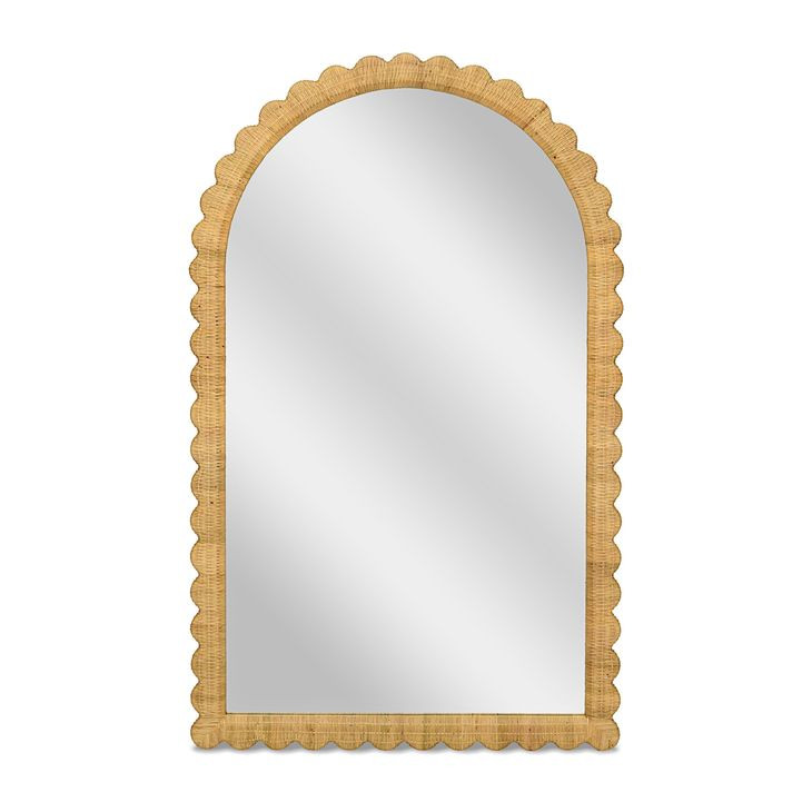 Bama Natural Arched Wall Mirror