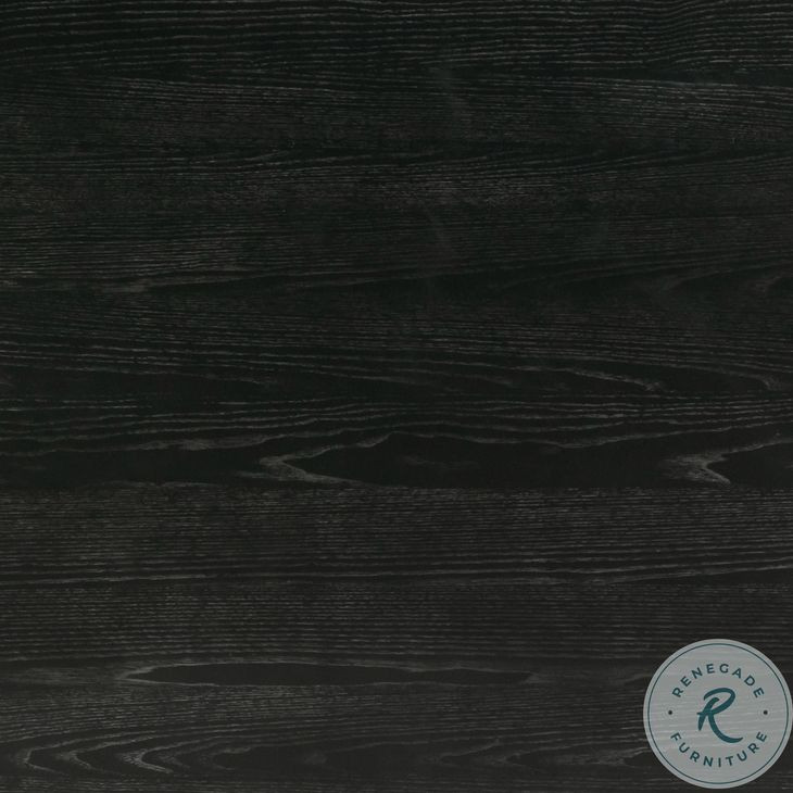 Jodie Black Ash 68" Rectangular Dining Table