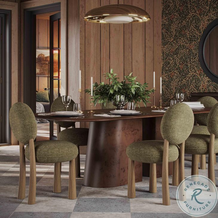 Sulley Olive Green Performance Basketweave Dining Chair