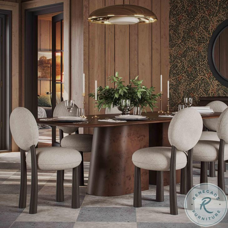 Sulley Cream Performance Chenille Dining Chair